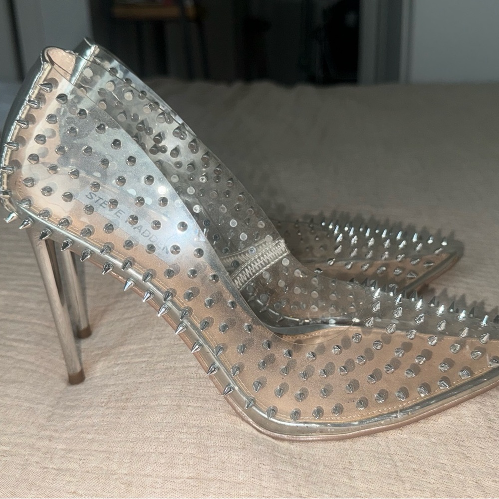 Steve Madden Silver Stiletto Heels